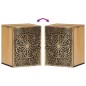 vidaXL Armario de baño de pared madera maciza de mango 38x33x48 cm