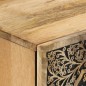 vidaXL Armario de baño de pared madera maciza de mango 38x33x48 cm