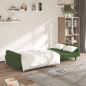 vidaXL Sofá cama de 2 plazas terciopelo verde oscuro vidaXL Sofá cama de 2 plazas terciopelo verde oscuro