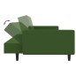 vidaXL Sofá cama de 2 plazas terciopelo verde oscuro vidaXL Sofá cama de 2 plazas terciopelo verde oscuro