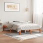vidaXL Estructura de cama madera maciza pino marrón cera 140x200 cm vidaXL Estructura de cama madera maciza pino marrón cera 140x200 cm