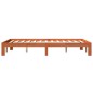 vidaXL Estructura de cama madera maciza pino marrón cera 140x200 cm vidaXL Estructura de cama madera maciza pino marrón cera 140x200 cm