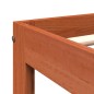 vidaXL Estructura de cama madera maciza pino marrón cera 140x200 cm vidaXL Estructura de cama madera maciza pino marrón cera 140x200 cm