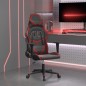 vidaXL Silla gaming cuero sintético negro y rojo vino tinto vidaXL Silla gaming cuero sintético negro y rojo vino tinto