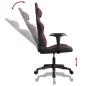 vidaXL Silla gaming cuero sintético negro y rojo vino tinto vidaXL Silla gaming cuero sintético negro y rojo vino tinto