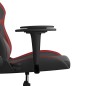 vidaXL Silla gaming cuero sintético negro y rojo vino tinto vidaXL Silla gaming cuero sintético negro y rojo vino tinto