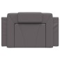vidaXL Cabecero de cama acolchado cuero sintético gris 80 cm vidaXL Cabecero de cama acolchado cuero sintético gris 80 cm