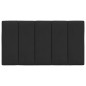 vidaXL Cabecero de cama acolchado terciopelo negro 80 cm