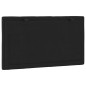 vidaXL Cabecero de cama acolchado terciopelo negro 80 cm
