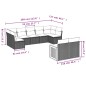 vidaXL Set de sofás de jardín 8 piezas y cojines ratán sintético negro vidaXL Set de sofás de jardín 8 piezas y cojines ratán sintético negro