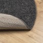 vidaXL Alfombra de pelo largo moderna gris antracita Ø 120 cm