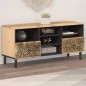 vidaXL Mueble de TV madera maciza de mango 100x33x46 cm