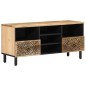 vidaXL Mueble de TV madera maciza de mango 100x33x46 cm