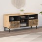 vidaXL Mueble de TV madera maciza de mango 100x33x46 cm