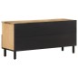 vidaXL Mueble de TV madera maciza de mango 100x33x46 cm
