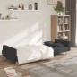 vidaXL Sofá cama de 2 plazas con dos almohadas tela gris oscuro vidaXL Sofá cama de 2 plazas con dos almohadas tela gris oscuro