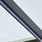vidaXL Toldo retráctil manual con luz LED color crema 600x300 cm vidaXL Toldo retráctil manual con luz LED color crema 600x300 cm
