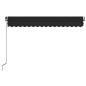 vidaXL Toldo retráctil manual gris antracita 400x350 cm vidaXL Toldo retráctil manual gris antracita 400x350 cm