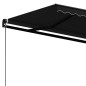 vidaXL Toldo retráctil manual gris antracita 400x350 cm vidaXL Toldo retráctil manual gris antracita 400x350 cm