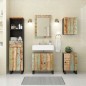 vidaXL Conjunto de muebles de baño 5 piezas madera maciza reciclada vidaXL Conjunto de muebles de baño 5 piezas madera maciza reciclada