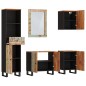 vidaXL Conjunto de muebles de baño 5 piezas madera maciza reciclada vidaXL Conjunto de muebles de baño 5 piezas madera maciza reciclada