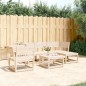 vidaXL Juego de sofás de jardín 5 piezas madera maciza de pino vidaXL Juego de sofás de jardín 5 piezas madera maciza de pino