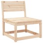 vidaXL Juego de sofás de jardín 5 piezas madera maciza de pino vidaXL Juego de sofás de jardín 5 piezas madera maciza de pino