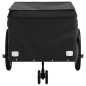 vidaXL Remolque para bicicleta hierro negro 45 kg vidaXL Remolque para bicicleta hierro negro 45 kg