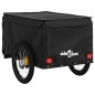 vidaXL Remolque para bicicleta hierro negro 45 kg vidaXL Remolque para bicicleta hierro negro 45 kg