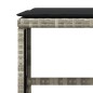 vidaXL Set comedor jardín y cojines 17 pzas ratán sintético gris claro vidaXL Set comedor jardín y cojines 17 pzas ratán sintético gris claro