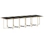 vidaXL Set comedor de jardín 17 pzas con cojines ratán sintético beige vidaXL Set comedor de jardín 17 pzas con cojines ratán sintético beige