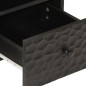vidaXL Mueble de TV madera maciza de mango negro 70x33x46 cm