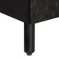 vidaXL Mueble de TV madera maciza de mango negro 70x33x46 cm