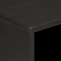vidaXL Mesita de noche madera maciza de mango negra 50x33x60 cm vidaXL Mesita de noche madera maciza de mango negra 50x33x60 cm