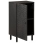 vidaXL Aparador madera maciza de mango negro 40x33x75 cm vidaXL Aparador madera maciza de mango negro 40x33x75 cm