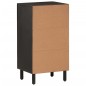 vidaXL Aparador madera maciza de mango negro 40x33x75 cm vidaXL Aparador madera maciza de mango negro 40x33x75 cm