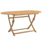 vidaXL Mesa de jardín plegable madera maciza de acacia 160x85x75 cm vidaXL Mesa de jardín plegable madera maciza de acacia 160x85x75 cm