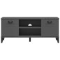 vidaXL Banco zapatero VIKEN madera maciza pino antracita 106x35x45 cm vidaXL Banco zapatero VIKEN madera maciza pino antracita 106x35x45 cm