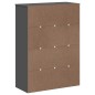 vidaXL Aparador superior VIKEN madera maciza de pino gris antracita vidaXL Aparador superior VIKEN madera maciza de pino gris antracita
