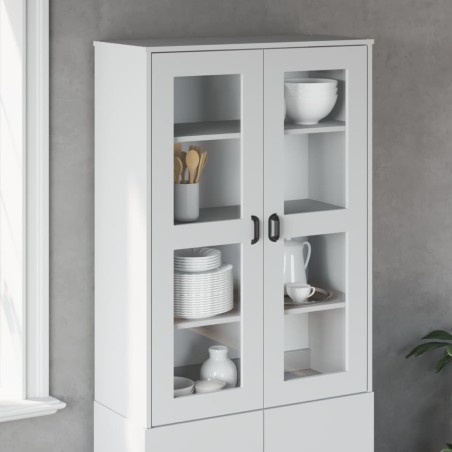 vidaXL Aparador superior VIKEN madera maciza de pino blanco
