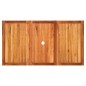 vidaXL Mesa de jardín ratán sintético madera acacia gris 140x80x75 cm vidaXL Mesa de jardín ratán sintético madera acacia gris 140x80x75 cm