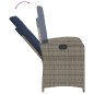 vidaXL Set comedor de jardín 9 pzas con cojines ratán sintético beige vidaXL Set comedor de jardín 9 pzas con cojines ratán sintético beige
