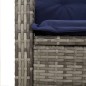 vidaXL Set comedor de jardín 9 pzas con cojines ratán sintético beige vidaXL Set comedor de jardín 9 pzas con cojines ratán sintético beige