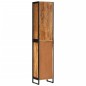 vidaXL Mueble de baño hierro y madera maciza de acacia 40x27x190 cm vidaXL Mueble de baño hierro y madera maciza de acacia 40x27x190 cm