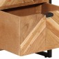 vidaXL Mueble de baño hierro y madera maciza de acacia 40x27x190 cm vidaXL Mueble de baño hierro y madera maciza de acacia 40x27x190 cm