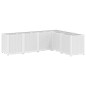 vidaXL Jardinera PP blanco 160x120x53 cm vidaXL Jardinera PP blanco 160x120x53 cm
