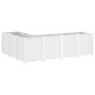 vidaXL Jardinera PP blanco 160x120x53 cm vidaXL Jardinera PP blanco 160x120x53 cm