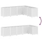vidaXL Jardinera PP blanco 160x120x53 cm vidaXL Jardinera PP blanco 160x120x53 cm