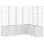 vidaXL Jardinera con enrejado PP blanco 160x120x140 cm vidaXL Jardinera con enrejado PP blanco 160x120x140 cm