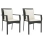 vidaXL Set de comedor de jardín 9 pzas y cojines ratán sintético negro vidaXL Set de comedor de jardín 9 pzas y cojines ratán sintético negro